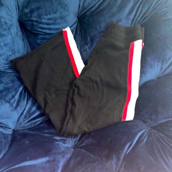 Striped Flare Leg Sweatpants - Picture 1 of 1